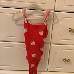 Strawberry Delight Kids Swim One Piece